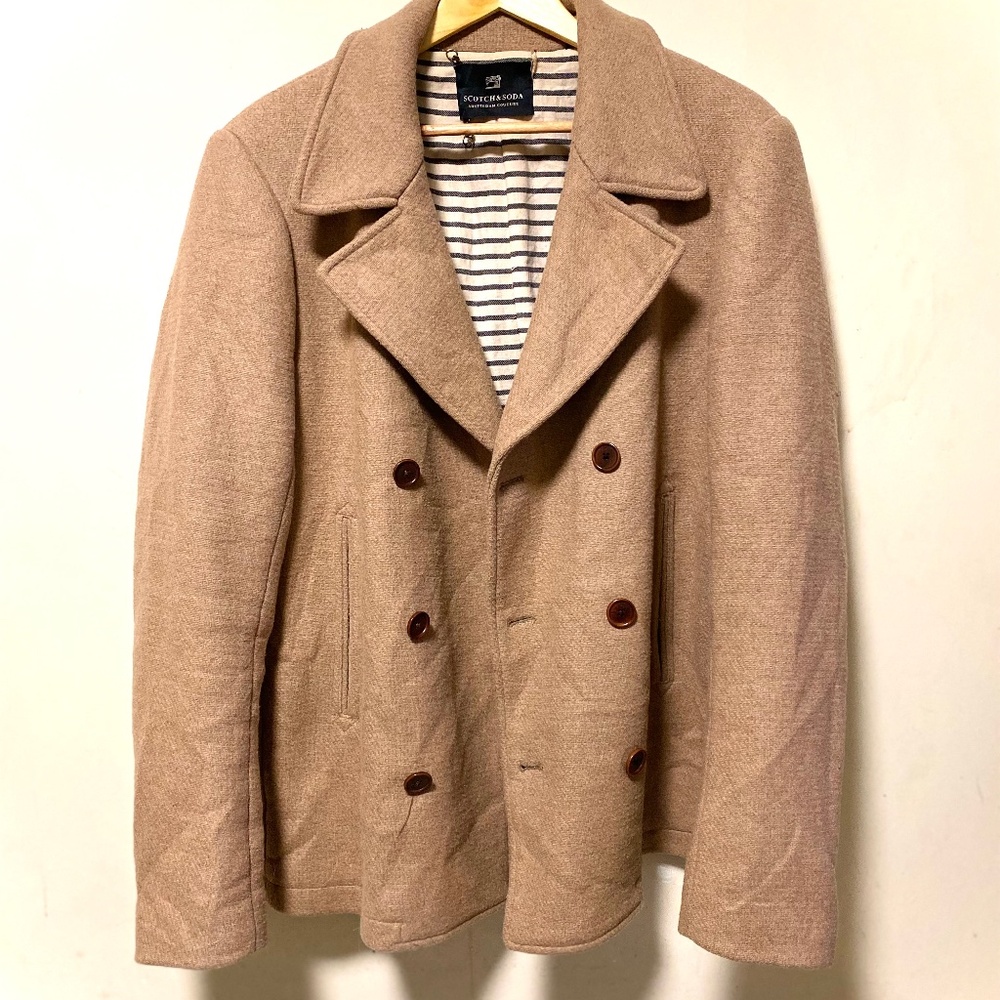 Scotch & Soda Wool Peacoat